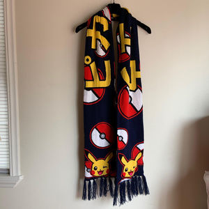 ❤️4/$16❤️ Blue Pokemon Pikachu Pokeball Scarf